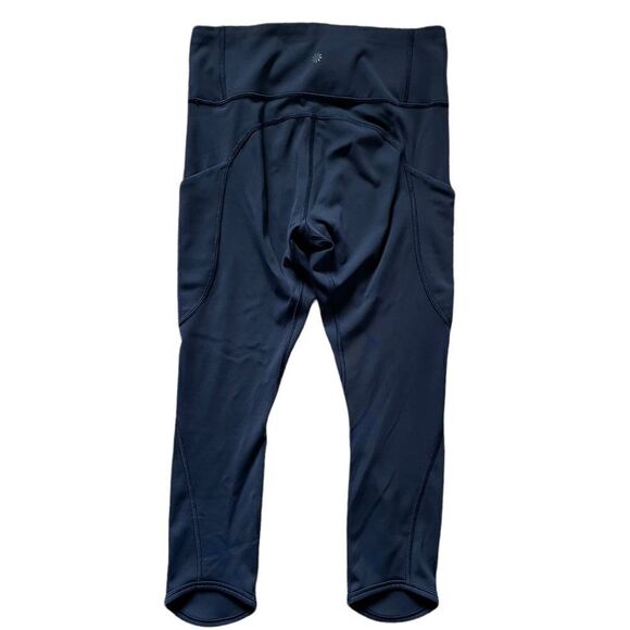 ATHLETA All In Up For Anything Yoga Pants Navy Blue Size Small - Picture 3 of 8
